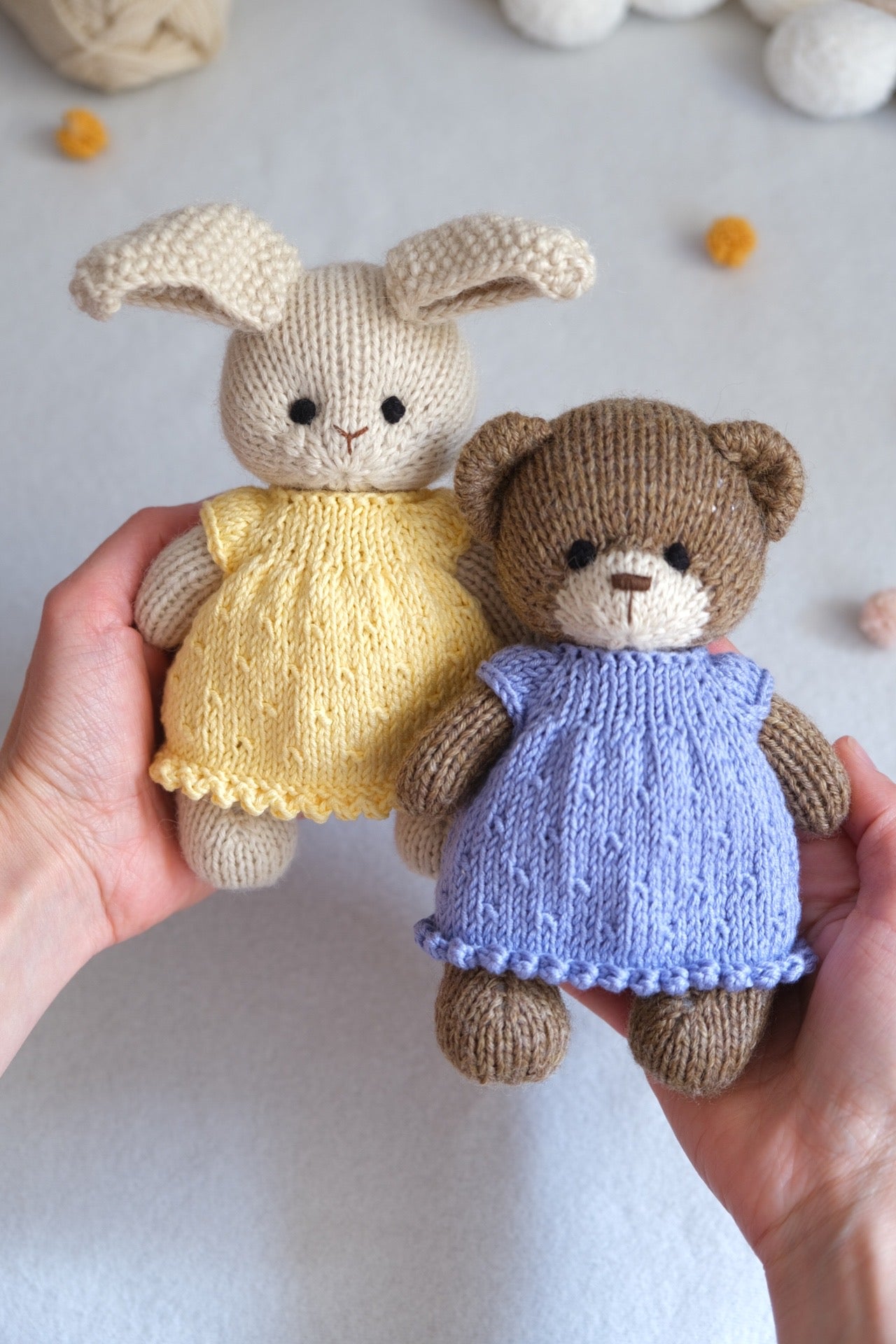 Knitted toys